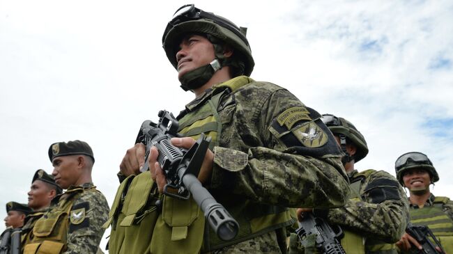 Филиппинские военнослужащие. Архивное фото