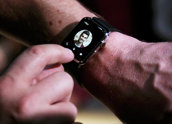 Apple Watch на презентации компании Apple 9 марта 2015