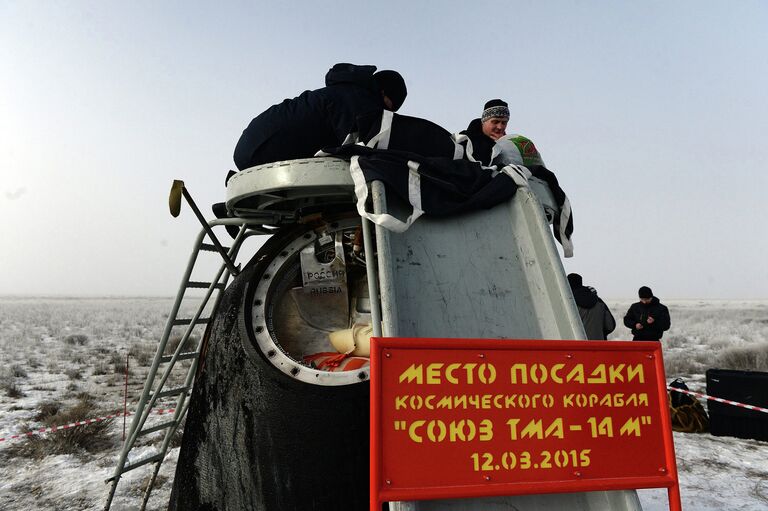 Капсула спускаемого аппарата корабля Союз ТМА-14М