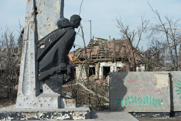 Мемориал воинам Великой Отечественной войны в селе Никишино, Донецкая область