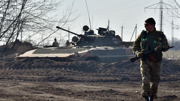 Украинские военные в Донецкой области. Март 2015. Архивное фото