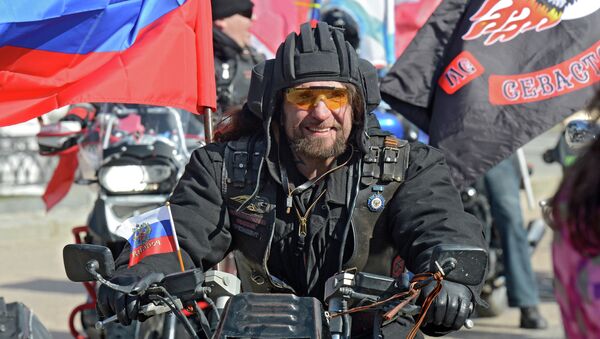 Президент Всероссийского мотоклуба Ночные волки Александр Залдостанов. Архивное фото