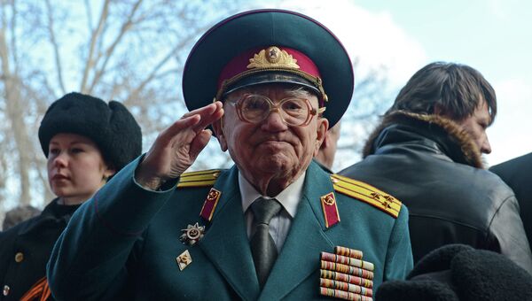 Ветеран Великой Отечественной войны. Архивное фото