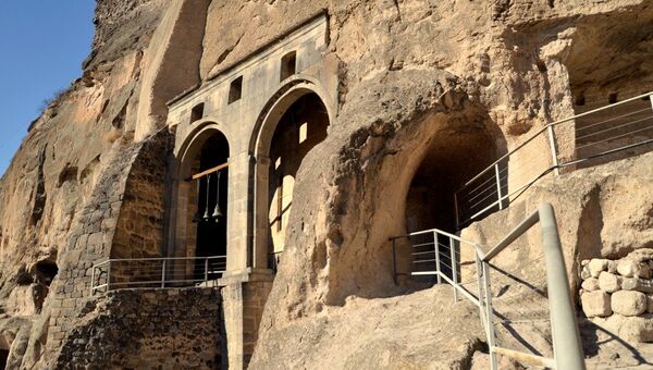 Пещерный монастырский комплекс Вардзия. Архивное фото