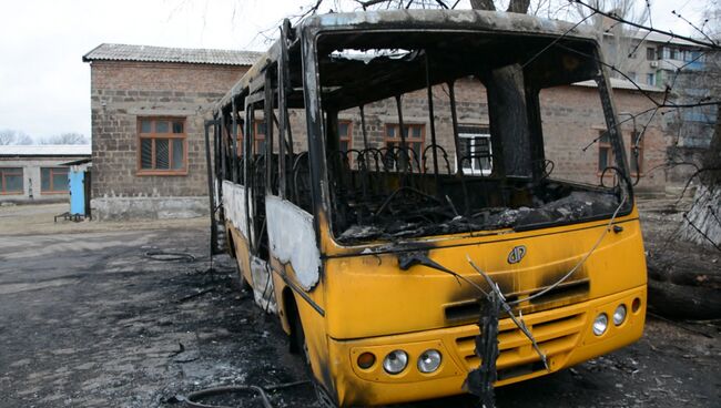 Последствия беспорядков в Константиновке. Кадры с места событий