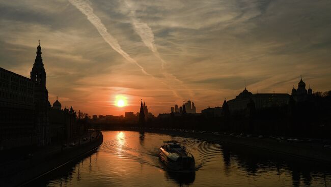 Потепление в Москве. Архивное фото