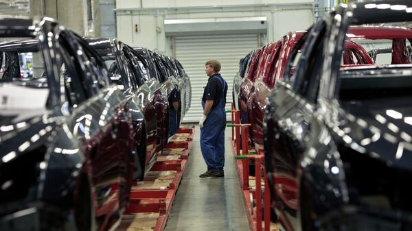 Производство малогабаритных автомобилей на заводе General Motors в производственной зоне Шушары-2. Архивное фото