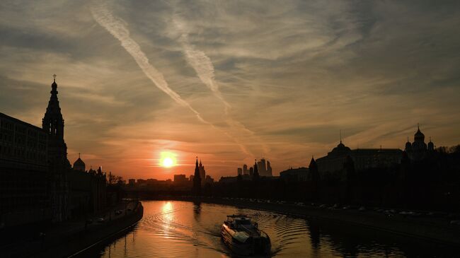 Потепление в Москве. Архивное фото