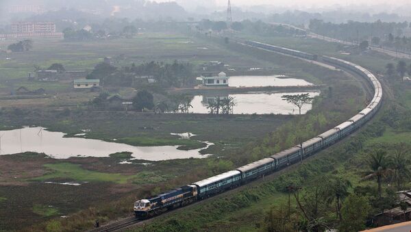 Индийская железная дорога. Архивное фото