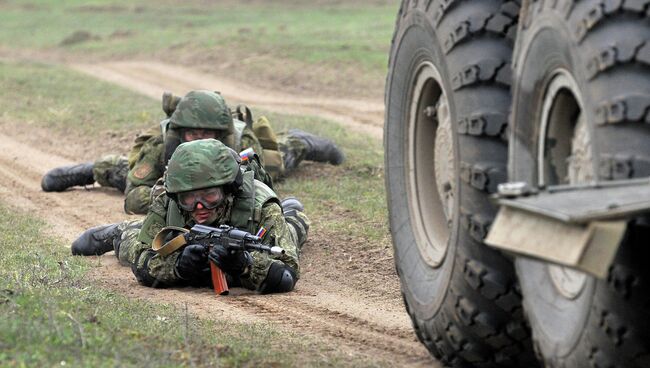 Российский военнослужащий. Архивное фото