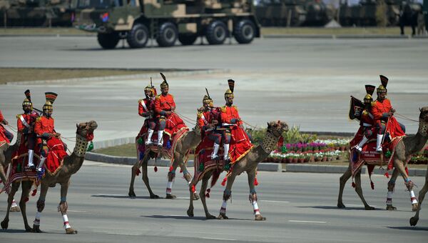 Военный парад по случаю Дня Пакистана в Исламабаде. 23 марта 2015