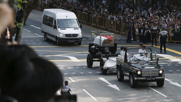 Похороны первого премьер-министра Сингапура Ли Куан Ю, 25 марта 2015