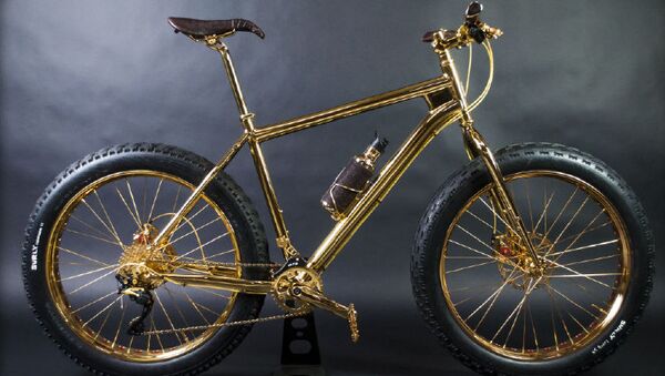 Горный велосипед из золота 24K от The House of Solid Gold