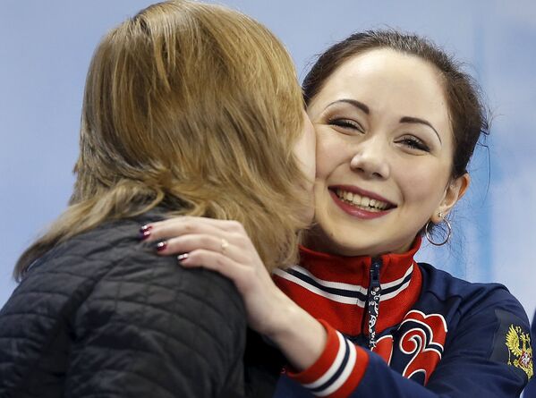 Россиянка Елизавета Туктамышева, завоевавшая золотую медаль в женском одиночном катании на чемпионате мира по фигурному катанию в Шанхае