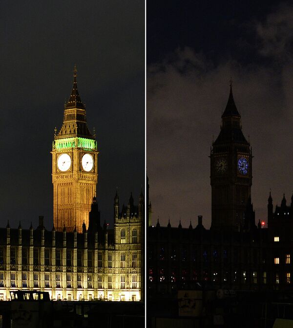 Акция Час Земли в Лондоне