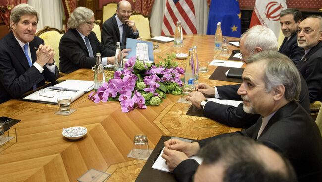 Встреча в Лозанне госсекретаря США Керри и иранских представителей, 29 марта 2015 года