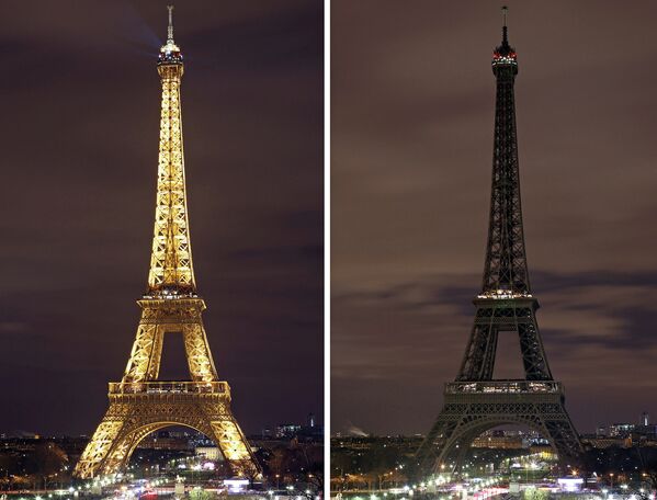 Акция Час Земли в Париже