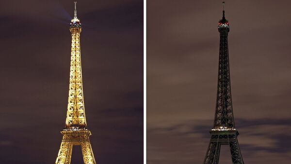Акция Час Земли в Париже