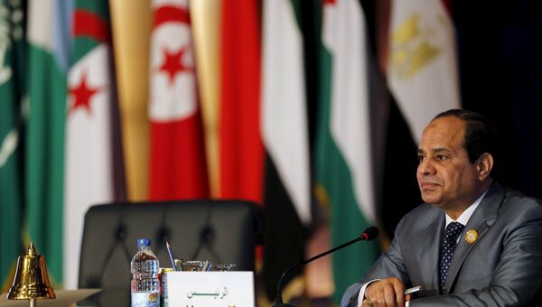 Президент Египта на саммите ЛАГ, 29 марта 2015 года