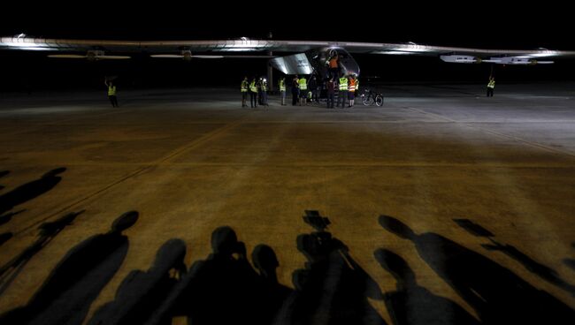 Самолет Solar Impulse 2 в Мьянме