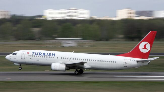Cамолет турецкой авиакомпании Turkish Airlines. Архивное фото