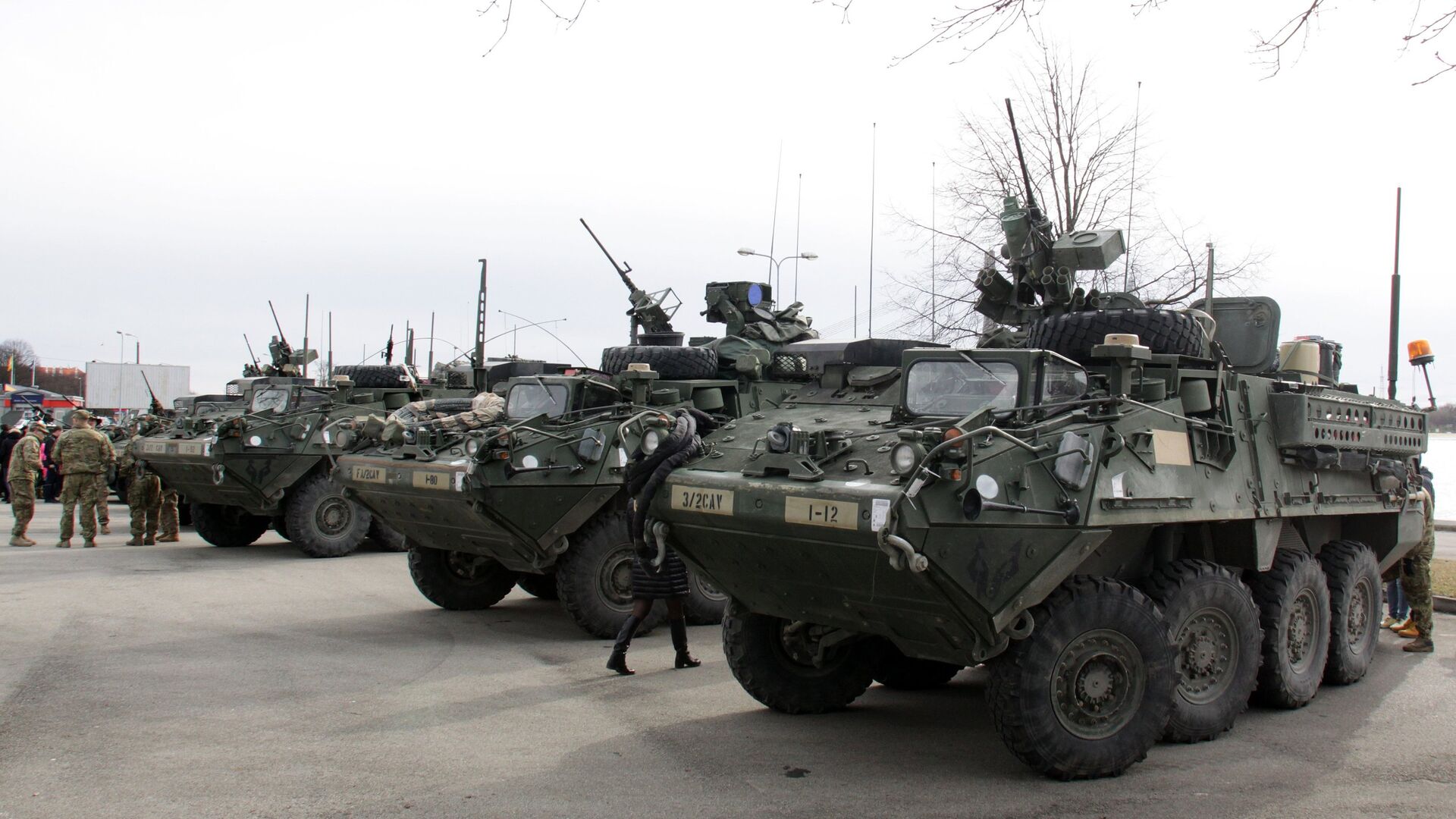 Американские бронетранспортеры Stryker - РИА Новости, 1920, 14.09.2023