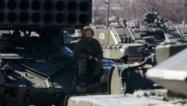 Военнослужащий российской армии. Архивное фото