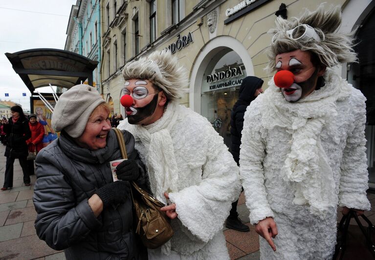 Празднование 1 апреля в Санкт-Петербурге