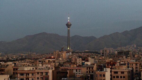 Города мира. Тегеран. Вид. Архивное фото.