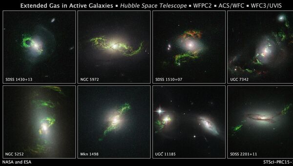 Фотографии космических зеленых гоблинов, полученные Хабблом