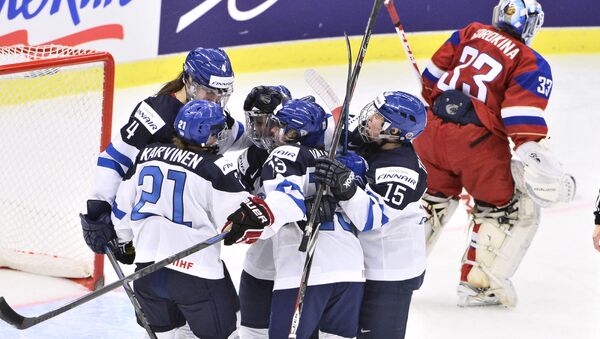 Чемпионат мира по хоккею, матч Россия - Финляндия
