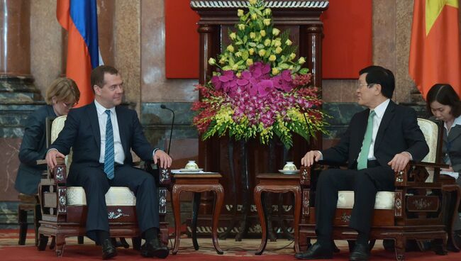 Официальный визит премьер-министра Д.Медведева во Вьетнам. Архивное фото