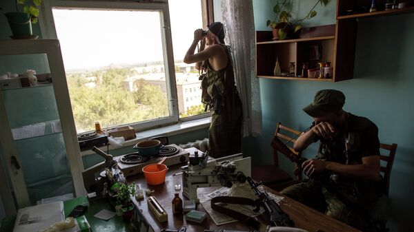 Бои за город Шахтерск Донецкой области, 1 августа 2014