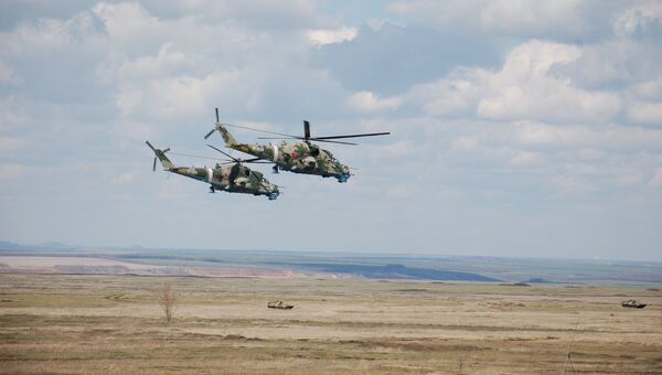 Российские вертолеты. Архивное фото