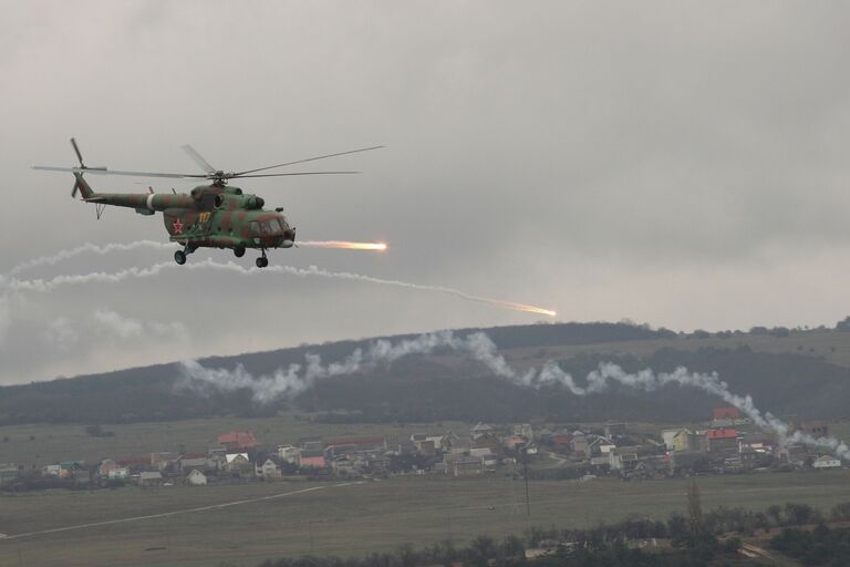 Учения подразделений внутренних войск по ликвидации бандформирований в  Крыму