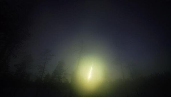 Кольский метеорит в небе над Россией