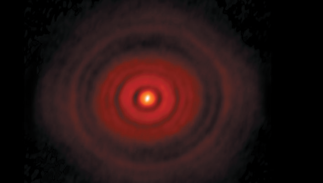 Протопланетный диск звезды HL Tau, чьим «двойником» является MWC 480 Протопланетный диск звезды HL Tau, чьим «двойником» является MWC 480