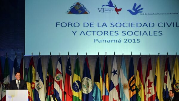 Открытие Форума гражданского общества в Панаме