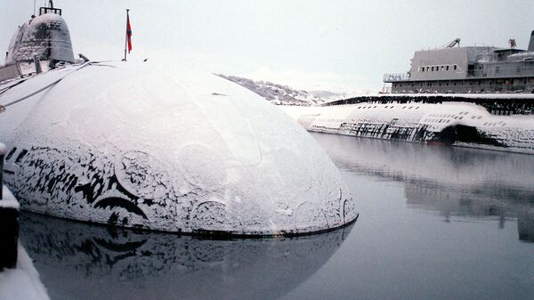 Российская атомная подводная лодка. Архивное фото