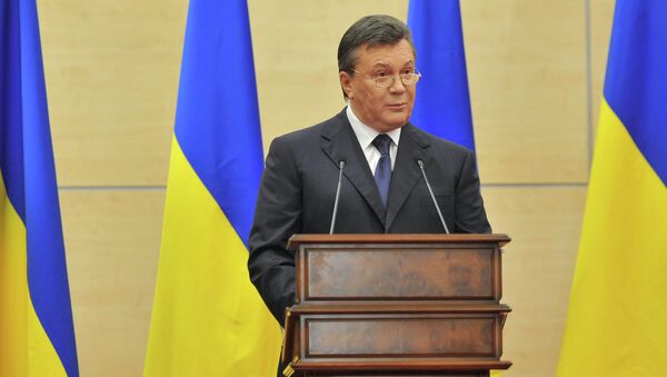 Пресс-конференция В.Януковича. Архивное фото