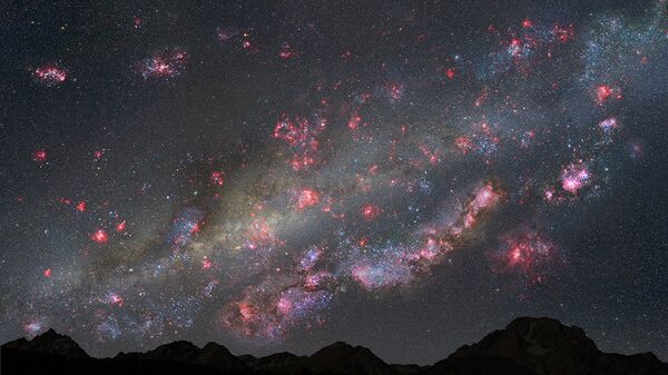 Фотография далеких галактик, полученная Хабблом в рамках обзора