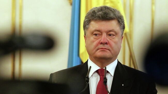 Президент Украины Петр Порошенко, архивное фото