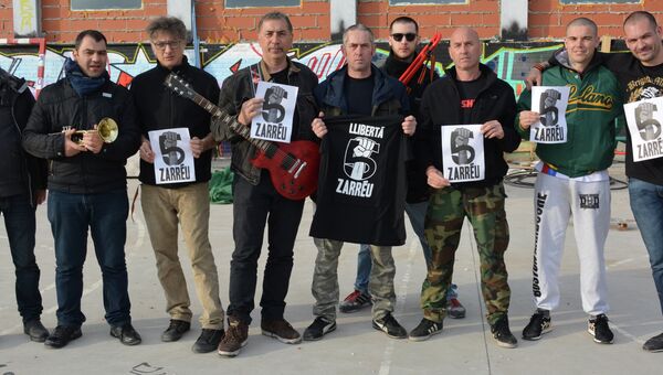 Итальянская группа Banda Bassotti в рамках турне в поддержку жителей Донбасса