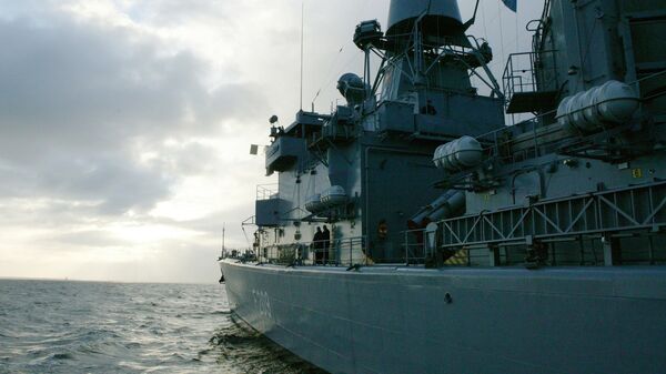 Боевой корабль НАТО. Архивное фото.