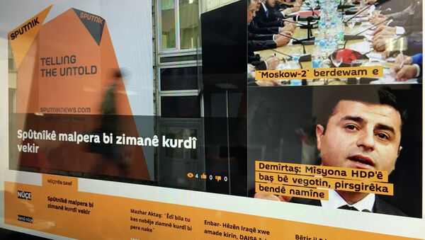 Sputnik открыл сайт на курдском языке