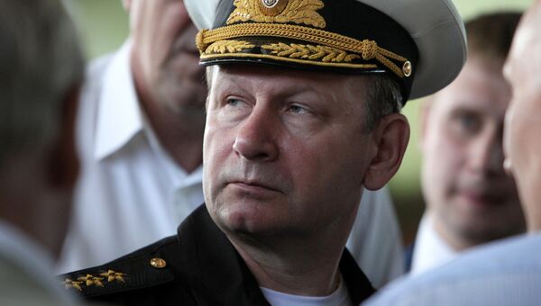 Главнокомандующий военно-морским флотом РФ адмирал Виктор Чирков. Архивное фото