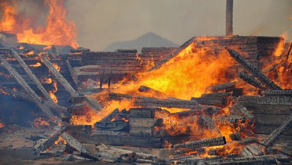 Пожары в Забайкальском крае. Архивное фото