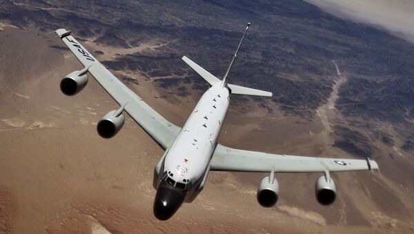 Американский самолет-разведчик RC-135U