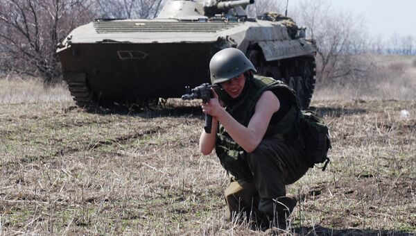 Ополченец Донецкой народной республики (ДНР). Архивное фото