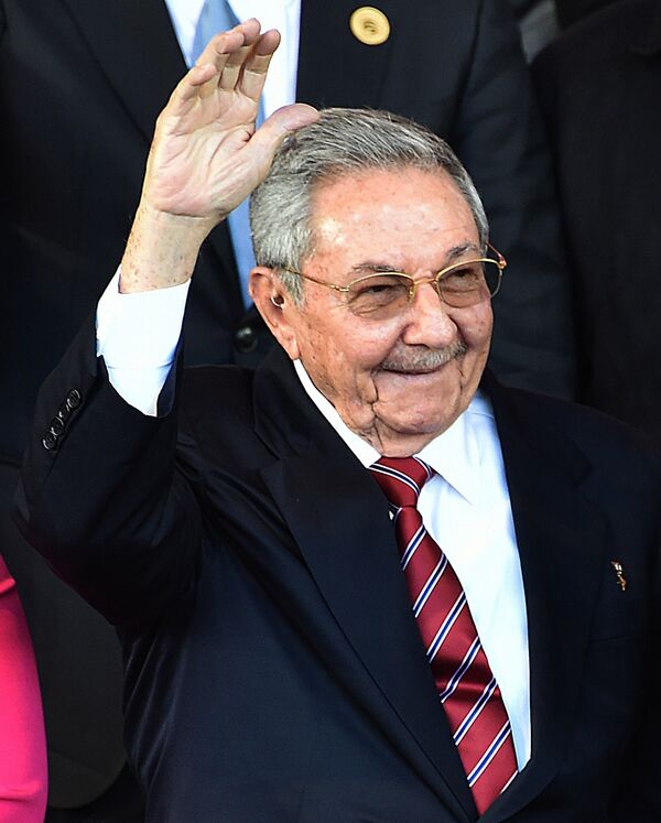 Председатель госсовета Кубы Рауль Кастро